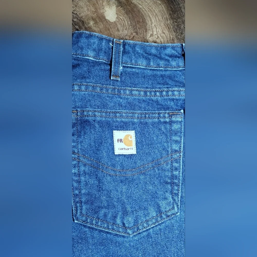 Carhartt Women's Relaxed Blue Jeans Size (10X28)